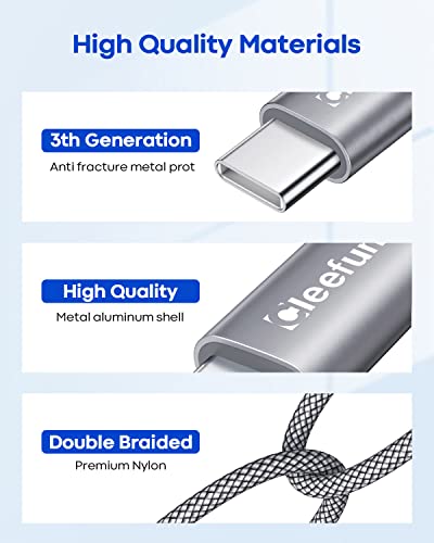 Usb C Cable [3Ft, 5-Pack], Cleefun Usb A To Type C Cable Fast Charging C Charger Cord Braided Compatible With Samsung Galaxy S22 S21 S20 Fe Ultra S10E S10 S9 Plus 5G, Note 20 10 9 A10E A12 A20 A50 A51 #TOP6