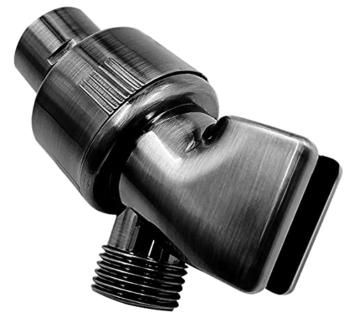 Shower Arm Holder for Handheld Shower Head, Adjustable Mount Bracket, Shower arm Adapter with Swivel Ball, 1/2-Inch, Chrome, Color3