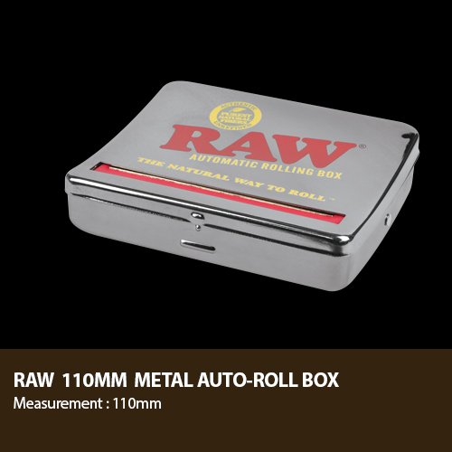 Image of outontrip Raw Automatic Roll Box for King Size Rolling /Smoking Papers upto 110mm (Multicolour)