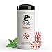 John Paul Pet Tooth and Gum Pet Wipes for Dogs and Cats, Infused with Peppermint Oil, 7" x 7" Sheets in 45-Count Dispenser