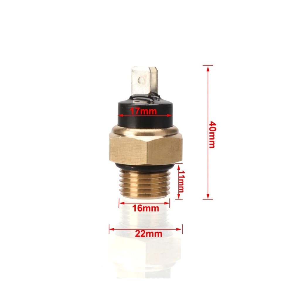 Ventilateurs Ventilateur Refroidissement Radiateur Moto M16 Thermostat Interrupteur Sonde De Température Pour 12V Pour 125 150 200 250 300 400 450
