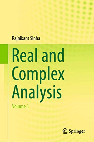 Real And Complex Analysis: Volume 1