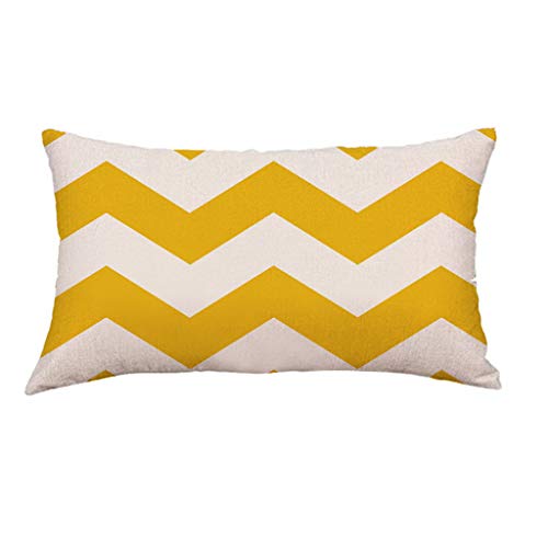 VECDY Cojines Sofas, Súper Suave Geométrico Felpa Corto Almohada Cuadradas Sofá Cojín Conjunto Decoración del Hogar Coche Bar Pub Durable(con Exclusión De Almohada) 30x50cm