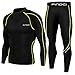 Set da Uomo, 2 Pezzi Maglia e Pantaloni, Motivo: Mimetico, Stile sportivo, per corsa e allenamento, ad asciugatura rapida, KBOO-Green Line, X-Large