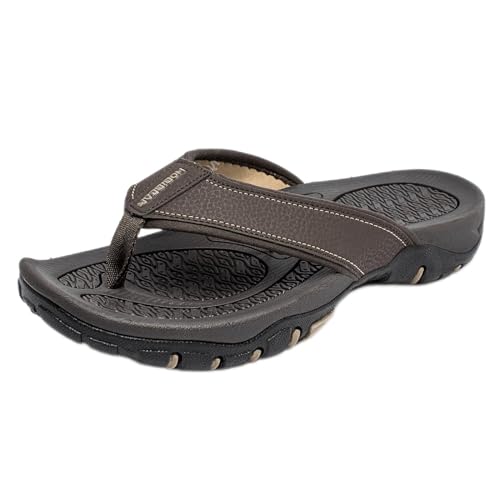 Image of KIIU Mens Thong Sandals Indoor and Outdoor Beach Flip Flop