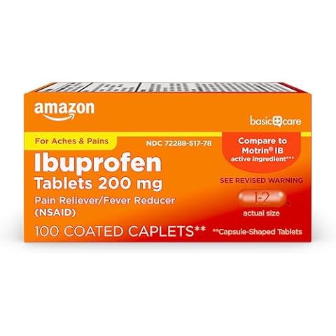 Amazon Basic Care Ibuprofen Tablets, 200 mg, 100 Count Cover