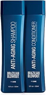 Brazilian Blowout Anti Aging Shampoo/Conditioner, 12 Fl Oz (Pack of 2)