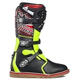 Stylmartin Impact Pro stivali da motocross impermeabili, nero/giallo, 44