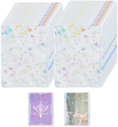 100 Fundas Transparentes Para Tarjetas De 65x90 Mm, Protectoras Para Magic The Gathering Y Otros Juegos TCG, Tamaño Estándar
