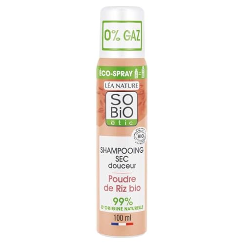SO'BIO Shampooing sec douceur Poudre de riz Bio 100ml