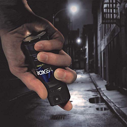 Vexor Pepper Spray with Belt Clip for Self Defense — Maximum Police Strength, 20-foot range, Full Axis (360°) capability, Flip Top safety for Quick and Accurate Aim, Protection for Women and Men,