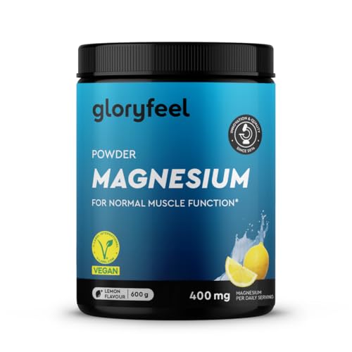 Magnesium Komplex Pulver 600g - Hochdosiert mit Bisglycinat, Citrat & Malat - Schnelle Löslichkeit - Für Muskeln, Nerven & Elektrolyt-Haushalt* - Zitronengeschmack - 100% rein und laborgeprüft