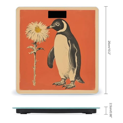 Báscula Digital de Baño con Pantalla LED Clara y Vidrio Templado miniatura 2