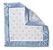 SwaddleDesigns Baby Lovie, Security Blankie in Sterling Dots, Pastel Blue