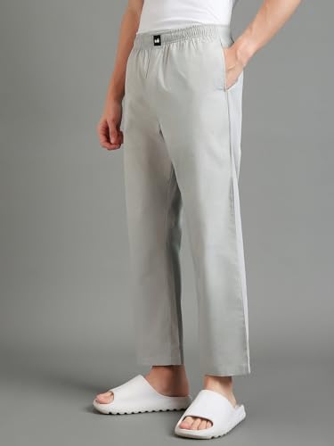 Image of Bewakoof Men's All Over Printed Regular Fit Cotton Pyjamas