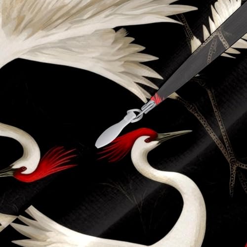 Housses de coussin velours double face Cranes de qualité premium