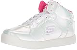Kinder Skechers Mädchen Energy Lights: E-pro Pearl Princess Hohe Sneaker,Pink (White/Hot Pink Whp), 38 EU