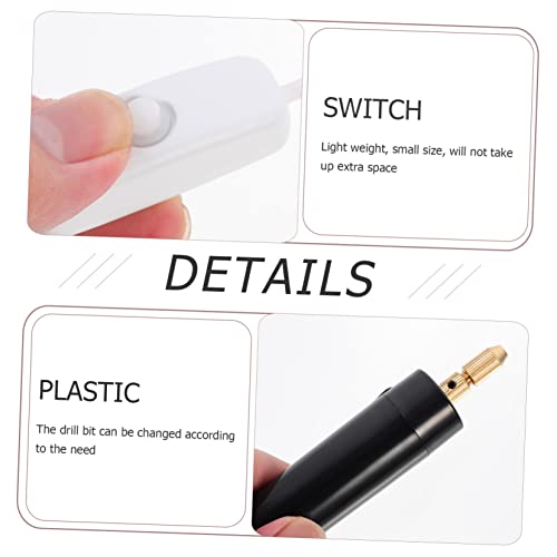 Mini perceuse électrique outil de poinçonnage à chargement USB compact - 7