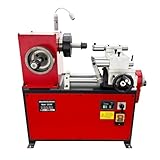 INTSUPERMAI Brake Drum/Disc Lathe Brake Rotor Resurfacing Machine Variable Speed Brake Lathe for Automotive Workshops (Model C9335F)