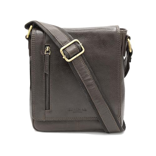 Petit sac bandoulière léger en cuir pour voyager sans encombrement