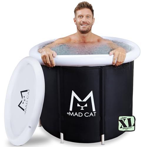 Ice Bath Tub - Large Portable 360L Outdoor Cold Water Therapy Pool for Sports Adults Cold Plunge Bathtub Spa Muscle Recovery Pod for Athletes Ice Bath Tub - Large Portable 360L Outdoor Cold Water Therapy Pool for Sports Adults Cold Plunge Bathtub Spa Muscle Recovery Pod for Athletes