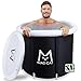 Ice Bath Tub - Large Portable 360L Outdoor Cold Water Therapy Pool for Sports Adults Cold Plunge Bathtub Spa Muscle Recovery Pod for Athletes Ice Bath Tub - Large Portable 360L Outdoor Cold Water Therapy Pool for Sports Adults Cold Plunge Bathtub Spa Muscle Recovery Pod for Athletes