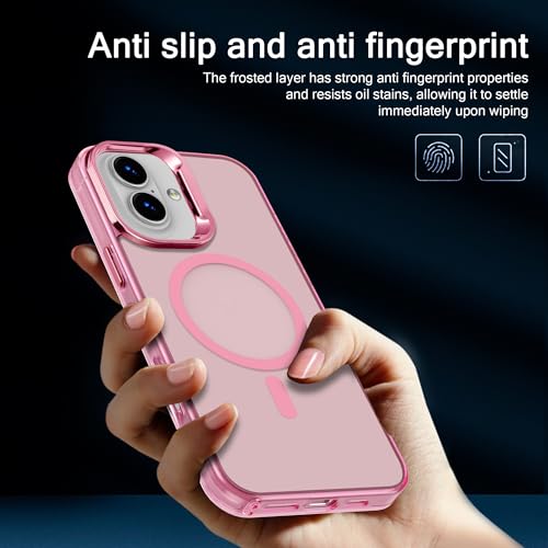 S. Tedazo for iPhone 17 Case Compatible with Magsafe, Military Drop Protection, [Not Yellowing],Slim Thin Shockproof Cover for iPhone 17-Pink by S. Tedazo - Used condition - Image 7