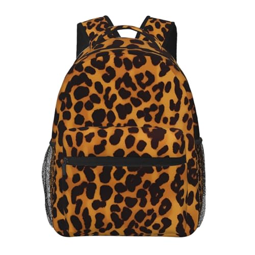Sac à dos ordinateur léopard léger pour soulager vos épaules en voyage