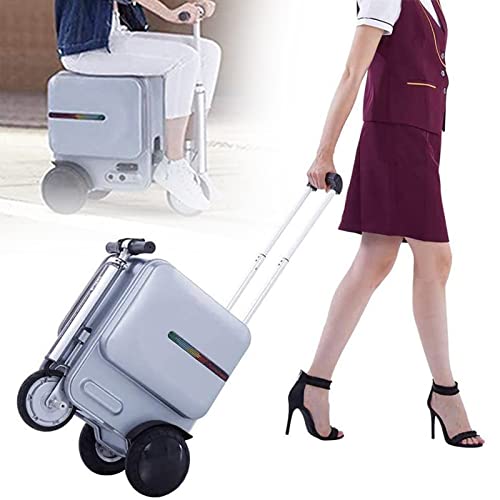 Bagages Intelligents De Valise D'équitation De 24'' Avec Roue Arrière De 8'', Batterie Externe 154wh, Vitesse ​​​​​​​​​​​​de 8km/h, Autonomie De Croisière De 8-10Km, Capacité De Stockage De 29,3L Cover