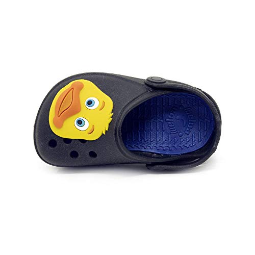 Sandália Infantil Com Led Masculina Luelua 16017 Preta