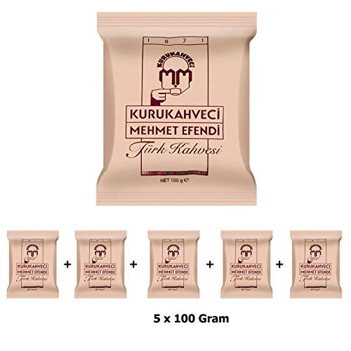 Café turco 100 gramos (5 paquetes en total 500gr) 16 oz