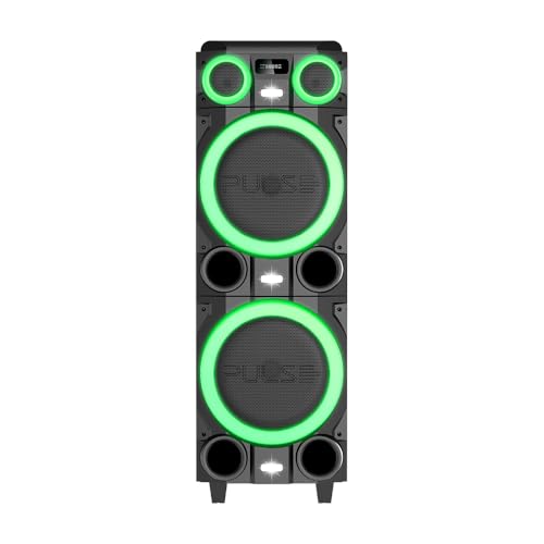 Pulse SP518 Bluetooth Torre de Som, Preto, 2000W RMS, Bivolt