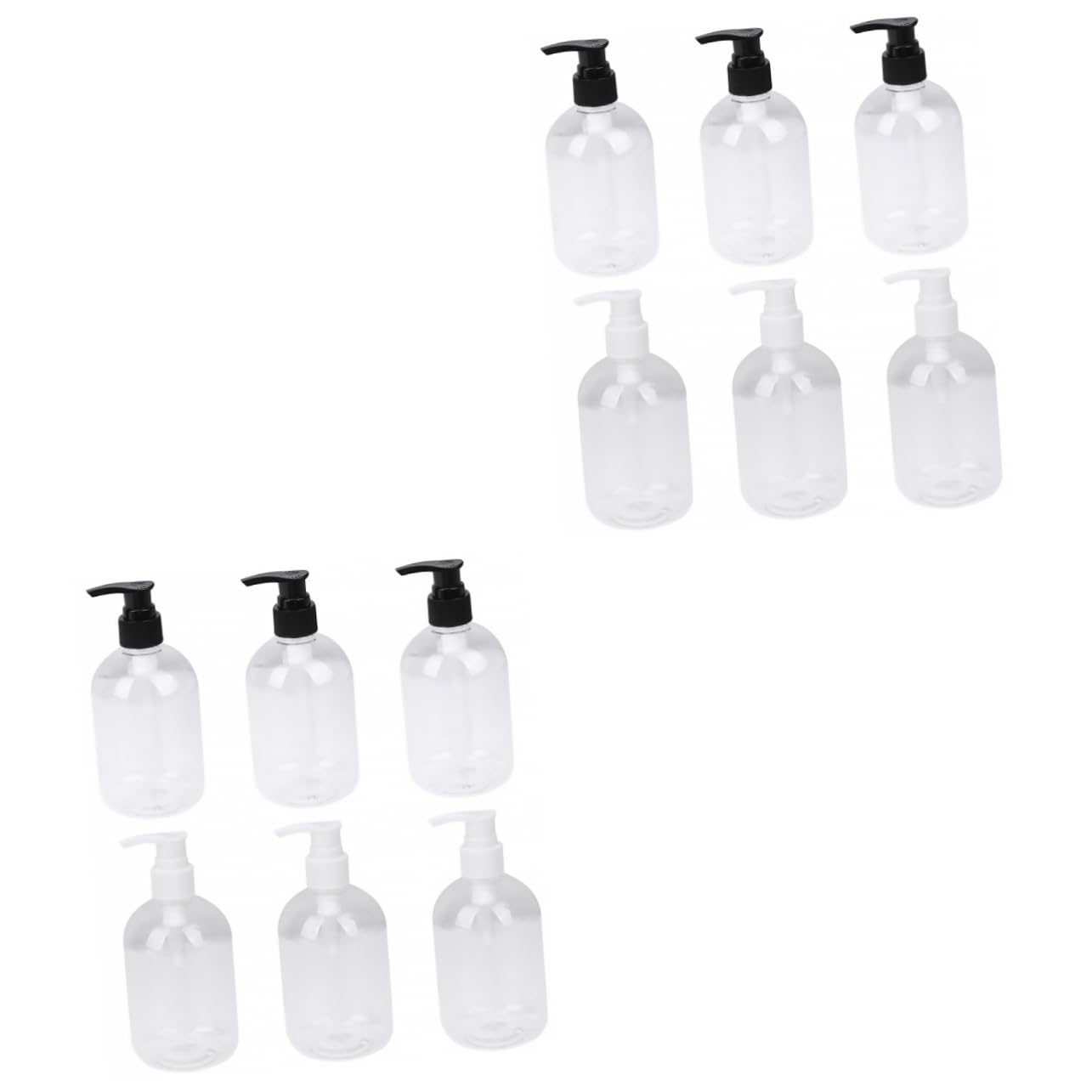 Zerodeko 12pezzi Bottiglie Contenitori Per Shampoo Da Flaconi Riutilizzabili Per Cosmetici Casuali Per Bagno e Viaggi