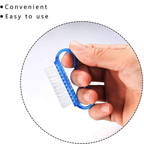 10 STKS Handvat Nagelborstel Nagelborstel Handschrobben, Vingernial Borstel Cleaner voor Tenen en Nagels Mannen Vrouwen… - Afbeelding 4