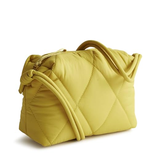 Vera Bradley Womens Featherweight Blake Crossbody Golden Olive One Size