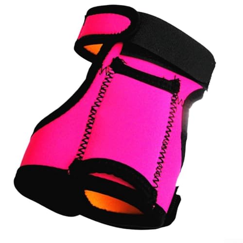 Soporte para linterna de buceo en neopreno, perfecto para camping, senderismo y otras actividades al aire libre con 25 linternas de 32 mm (rojo rosa)