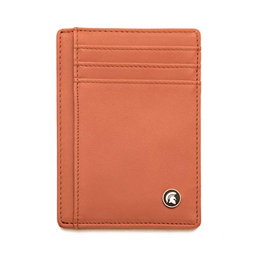 POWR Heren Portemonnee, Slanke RFID-blokkerende minimalistische kaarthouder, geschikt voor maximaal 7 kaarten en bankbriefjes, ideaal voor op reis.