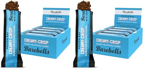 Image of Barebells Protein Bars Creamy Crisp - 12 Count, 20g High Protein Treats - Chocolate Nutrition Bar with 1g Total Sugars - On-The-Go Breakfast or Post-Workout Snack (Pack of 2)
