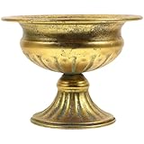 Pot de fleurs en métal – ce pot de fleurs vous permet de mettre en valeur vos plantes ou fleurs. pratique pour planter, ce pot de fleurs vintage en fer forgé est idéal pour les plantations