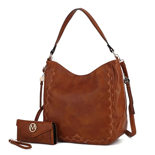 Image of MKF Collection Shoulder Bag for Women, Top-Handle Crossbody Purse Satchel Handbag