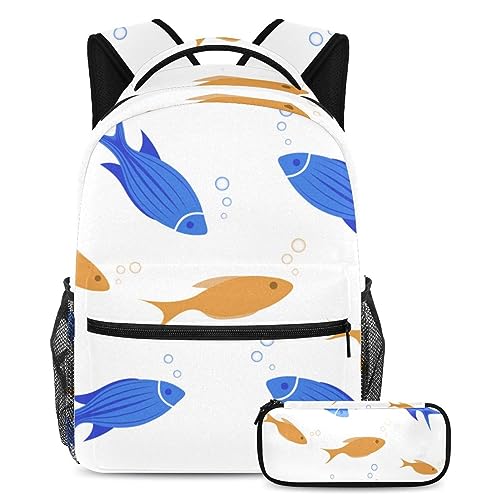 Sac à dos durable Ocean Elements léger pour soulager le dos des étudiants et travailleurs actifs