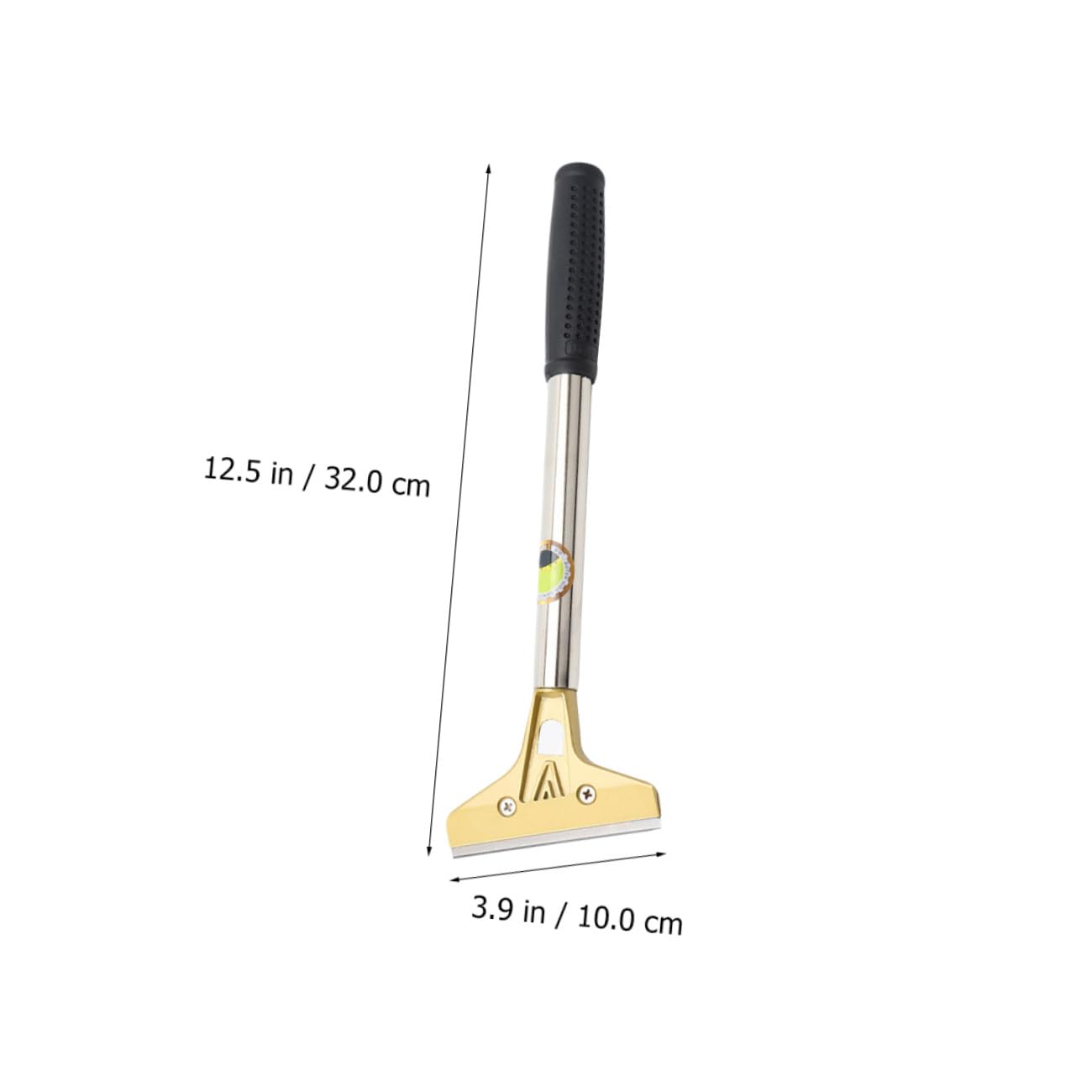 Homoyoyo Raspador de Limpieza Metálico Mango Ergonómico Herramienta Manual para Quitar Pegatinas y Lechada Tamaño Pequeño Adecuado para Hogar Talleres y Escuelas