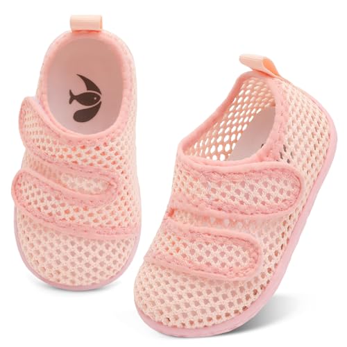 Image of FEETCITY Baby Boys Girls Water Shoes Infant Summer Sneakers Beach Swim Pool Shoe Barefoot Aqua Socks Lightweight