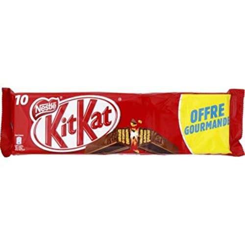 Kit Kat Gourmet - Gourmet - Gofres crujientes con chocolate con leche, 10 unidades, 415 g