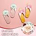 PATIKIL Flower Shoe Clips, 2Pcs Removable Decorative Bow Shoe Clips Peony Flower Accessories Fashion Charms for Women Wedding Party Beach Vacation High Heel Sandals, Yellow