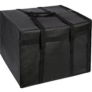 musbus Large Insulated Shopping Bag Thermal Bag Foldable Cooler Bag for Warm Delivery with Cold Cooling Function