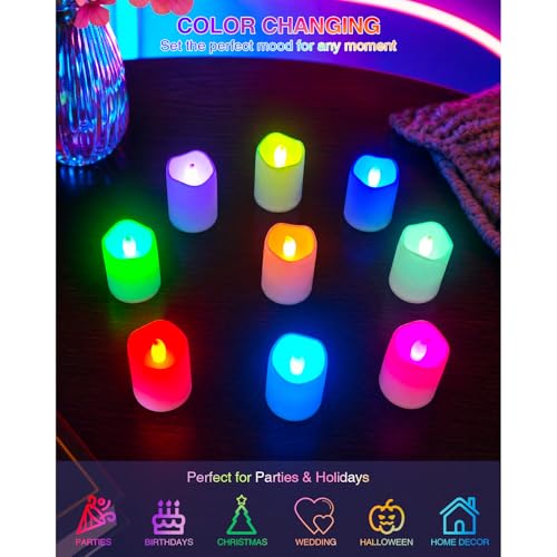 Velas de té LED para decoración navideña y bodas en terrazas exteriores 3