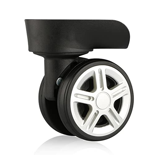Luggage Wheels,Universal Luggage Casters,1 Pair Luggage Wheel Replacement Spare Spinner Caster for Suitcase Wheel Repair (W046)3