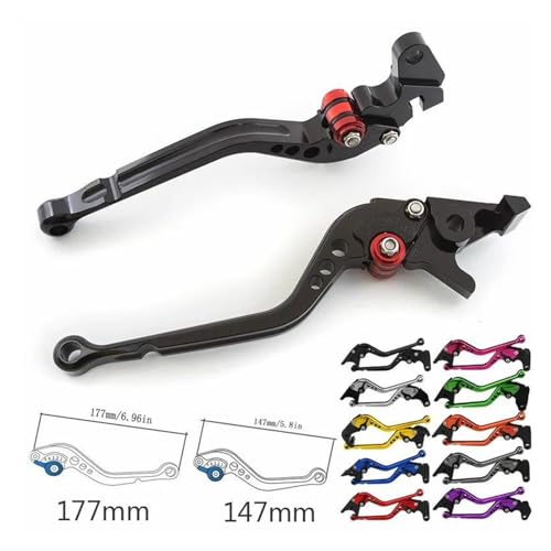 Levier de frein C400GT réglable CNC long noir pour commande moto C400X 2018 2019 2021