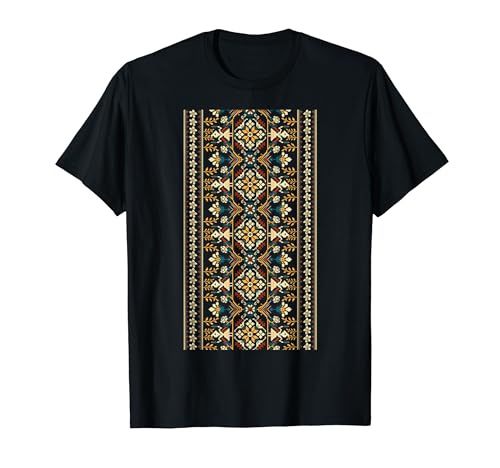 ウクライナ刺繍Vyshyvanka エスニック Tシャツ - Ukrainian Embroidery Vyshyvanka Tee - 商品画像